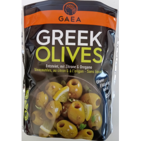 Greek olives vertes citron...